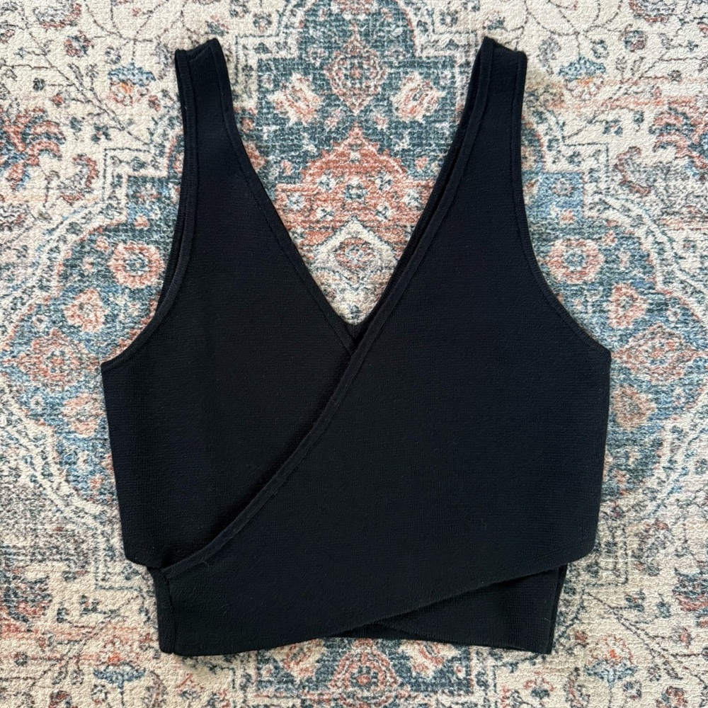 Abercrombie & Fitch Cross Wrap Tank Top